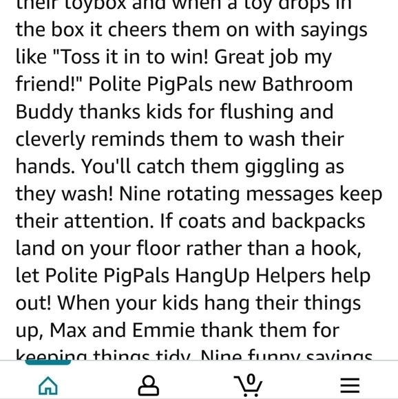 Polite PigPals CleanUp Crew New never used Speaks 9 phrases - Picture 14 of 15